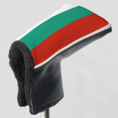 Bulgaarse vlag golfheadcover (3/4 voorkant)