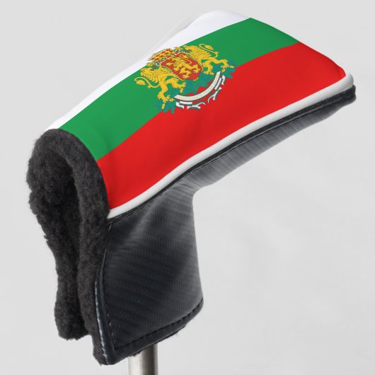 Bulgaarse vlag golfheadcover (3/4 voorkant)