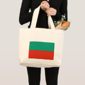 Bulgaarse vlag grote tote bag (Voorkant (product))