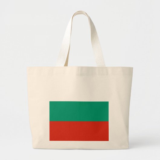 Bulgaarse vlag grote tote bag (Voorkant)