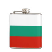 Bulgaarse vlag heupfles (Voorkant)