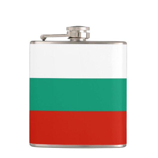 Bulgaarse vlag heupfles (Voorkant)