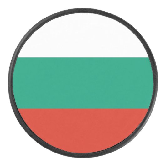 Bulgaarse vlag hockey puck (Voorkant)