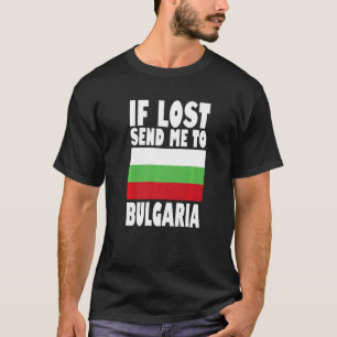 Bulgaarse vlag Indien verloren gegaan, stuur me na T-shirt
