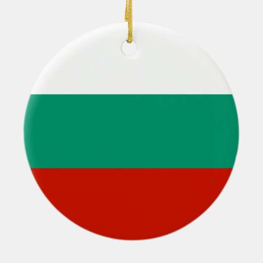 Bulgaarse vlag keramisch ornament (Achterkant)