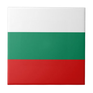 Bulgaarse Vlag Keramische Tegels Tegeltje