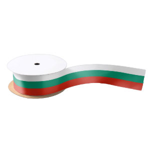 Bulgaarse vlag kleuren lint, mode, Bulgarije Satijnen Lint