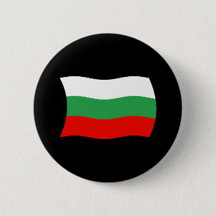 Bulgaarse Vlag Knop Ronde Button 5,7 Cm