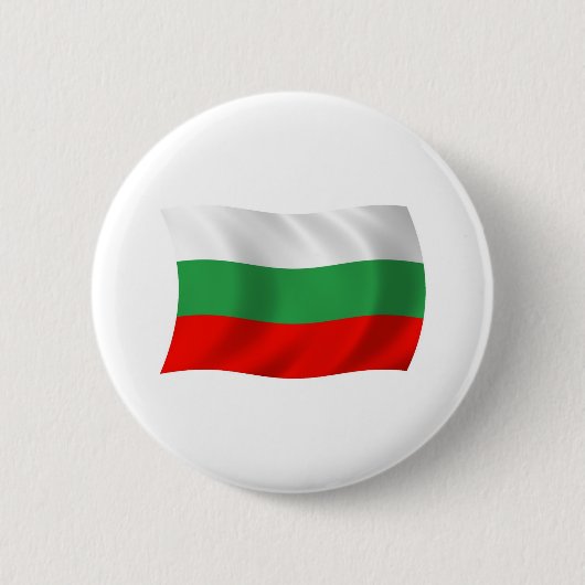 Bulgaarse Vlag Knop Ronde Button 5,7 Cm (Voorkant)