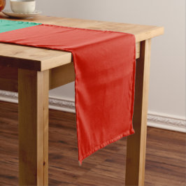 Bulgaarse vlag korte tafelloper