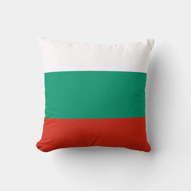 Bulgaarse vlag kussen (Voorkant)