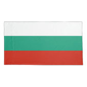 Bulgaarse vlag kussensloop (Achterkant)