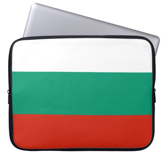Bulgaarse vlag laptop sleeve (Voorkant)
