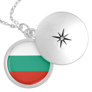 Bulgaarse vlag locket ketting