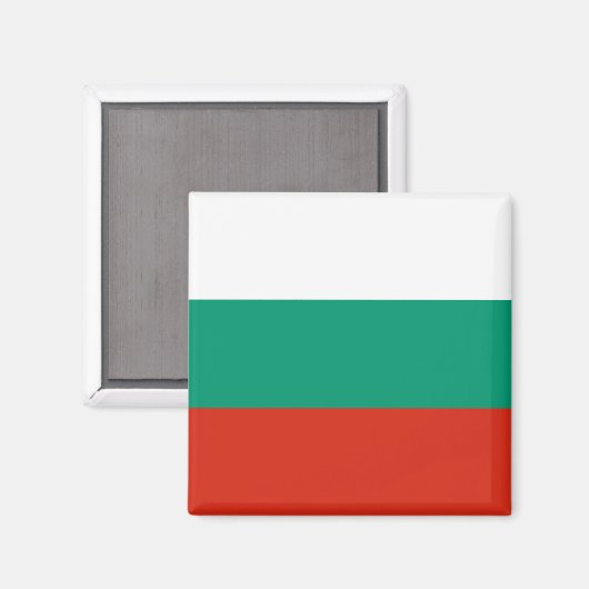 Bulgaarse vlag magneet (Voorkant / Achterkant)