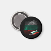 Bulgaarse vlag magneet (Voorkant / Achterkant)