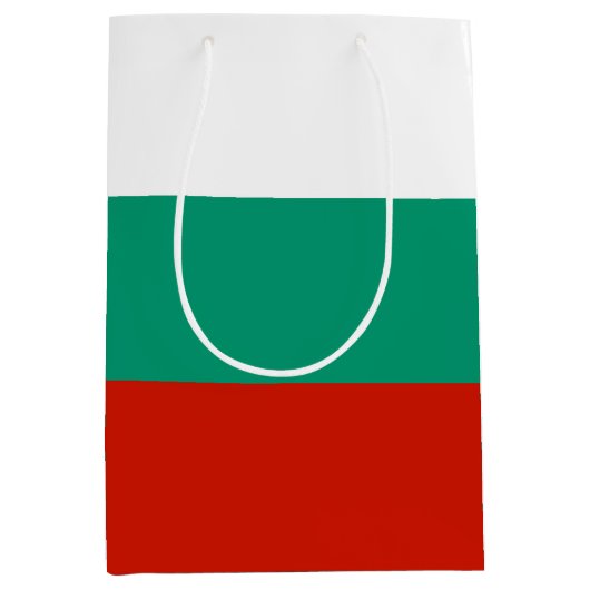 Bulgaarse vlag medium cadeauzakje (Voorkant)