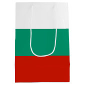 Bulgaarse vlag medium cadeauzakje (Achterkant)