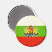 Bulgaarse vlag met wapenstilstand magneet (Voorkant / Achterkant)