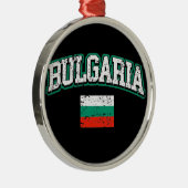 Bulgaarse vlag metalen ornament (Rechts)