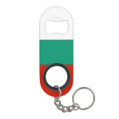 Bulgaarse vlag mini flessenopener (Achterkant)