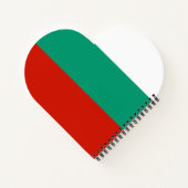 Bulgaarse vlag notitieboek (Achterkant)