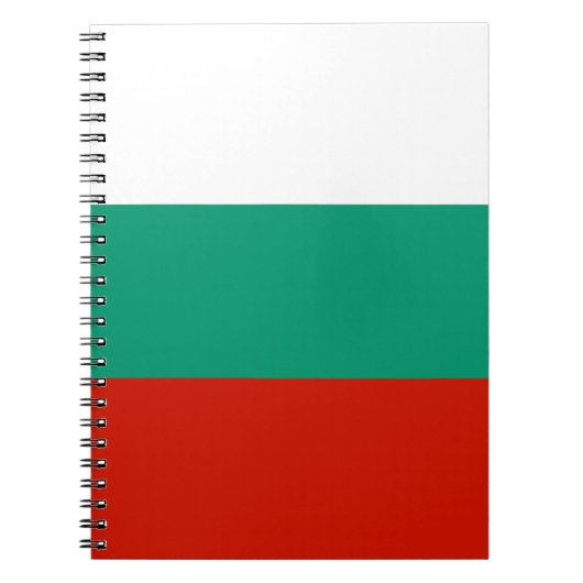 Bulgaarse vlag notitieboek (Voorkant)
