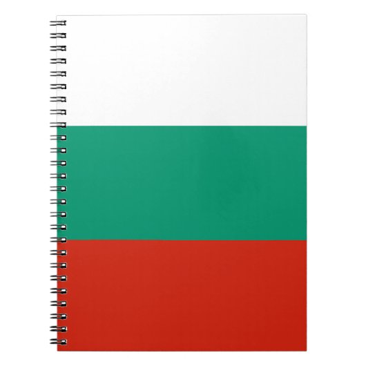 Bulgaarse vlag notitieboek (Voorkant)