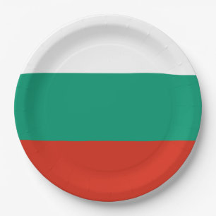 Bulgaarse vlag papieren bordje