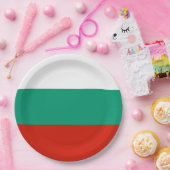 Bulgaarse vlag papieren bordje (Feest)