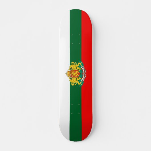 Bulgaarse vlag persoonlijk skateboard (Voorkant)
