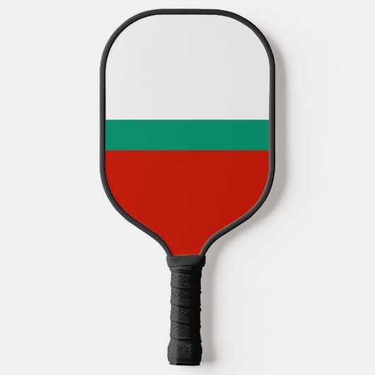 Bulgaarse vlag pickleball paddle (Achterkant)