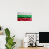 Bulgaarse vlag poster (Thuiskantoor)