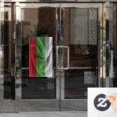 Bulgaarse Vlag Raamsticker (Kantoordeur)