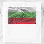 Bulgaarse vlag rechthoekige sticker (Tas)