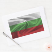 Bulgaarse vlag rechthoekige sticker (Envelop)