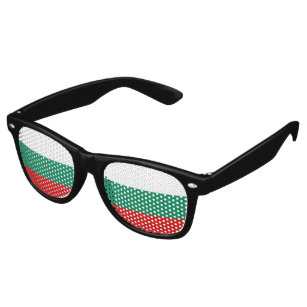 Bulgaarse vlag retro zonnebril