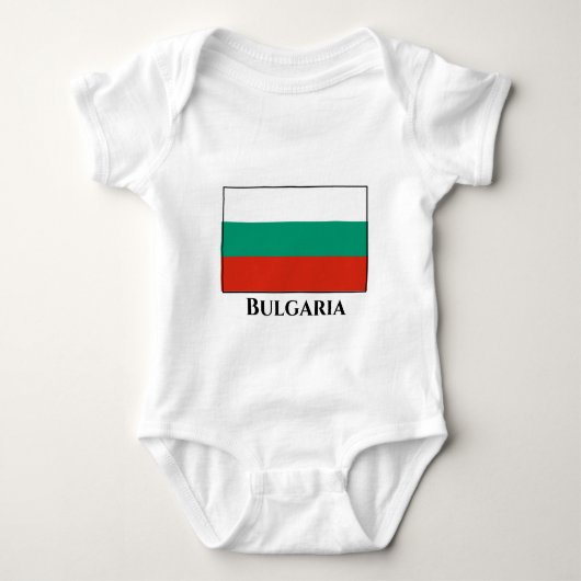 Bulgaarse vlag romper (Voorkant)