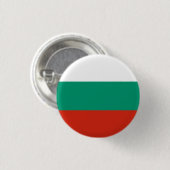 Bulgaarse vlag ronde button 3,2 cm (Voorkant /achterkant)