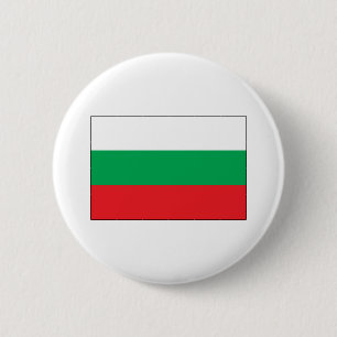 Bulgaarse vlag ronde button 5,7 cm