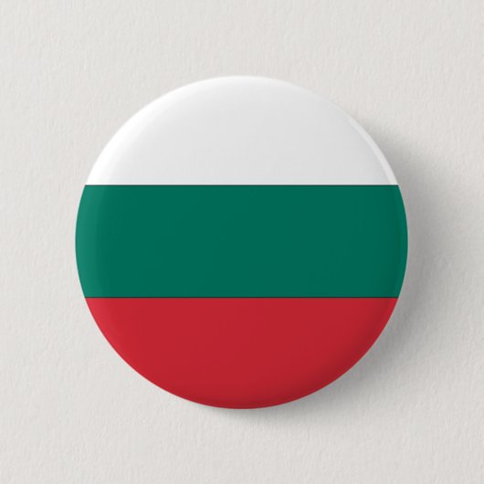 Bulgaarse vlag ronde button 5,7 cm (Voorkant)