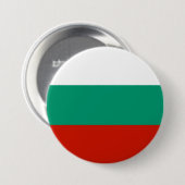 Bulgaarse vlag ronde button 7,6 cm (Voorkant /achterkant)