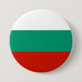 Bulgaarse vlag ronde button 7,6 cm (Voorkant)