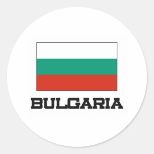 Bulgaarse vlag ronde sticker