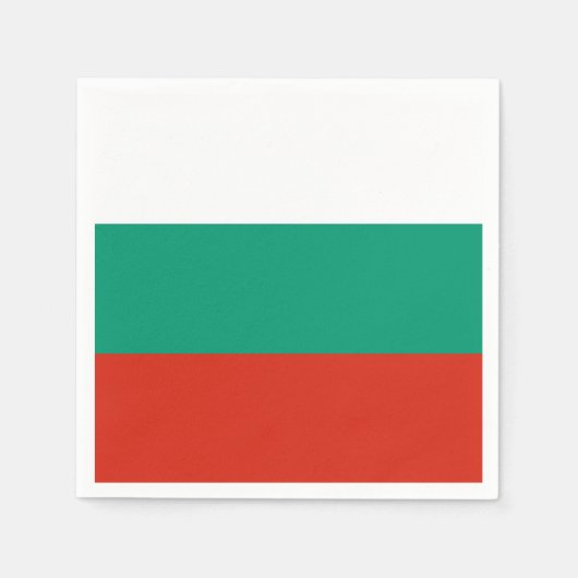 Bulgaarse vlag servet (Voorkant)
