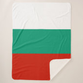 Bulgaarse vlag sherpa deken (Voorkant)
