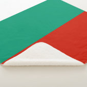 Bulgaarse vlag sherpa deken (3/4)