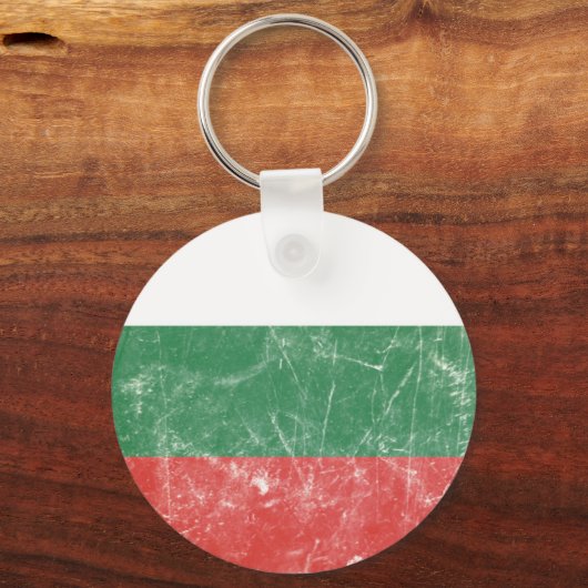  Bulgaarse vlag Sleutelhanger (Voorkant)