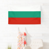 Bulgaarse vlag spandoek (Insitu)