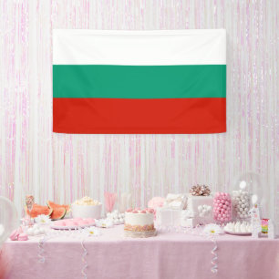 Bulgaarse vlag spandoek